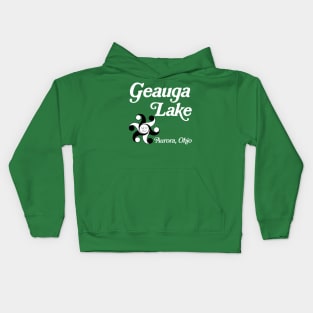 Geauga Lake Sun Aurora Ohio Kids Hoodie